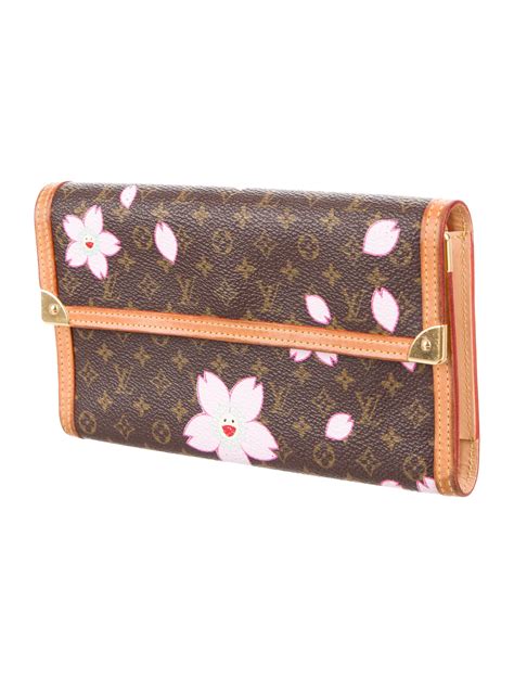 lv cherry blossom monogram wallet|louis vuitton sarah wallet.